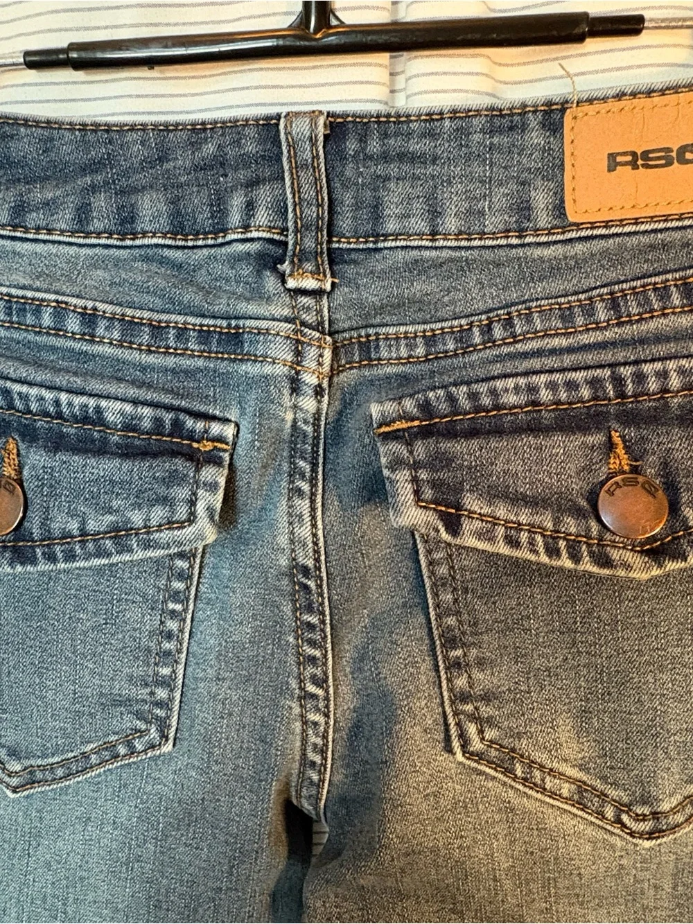 RSQ Girls Medium Wash Flare Jeans